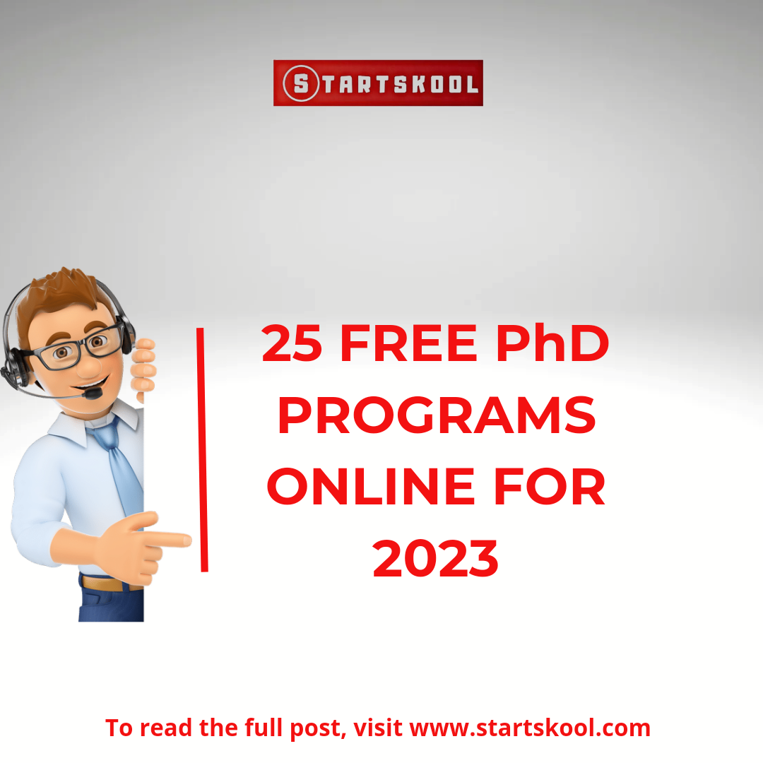 free phd programs online education