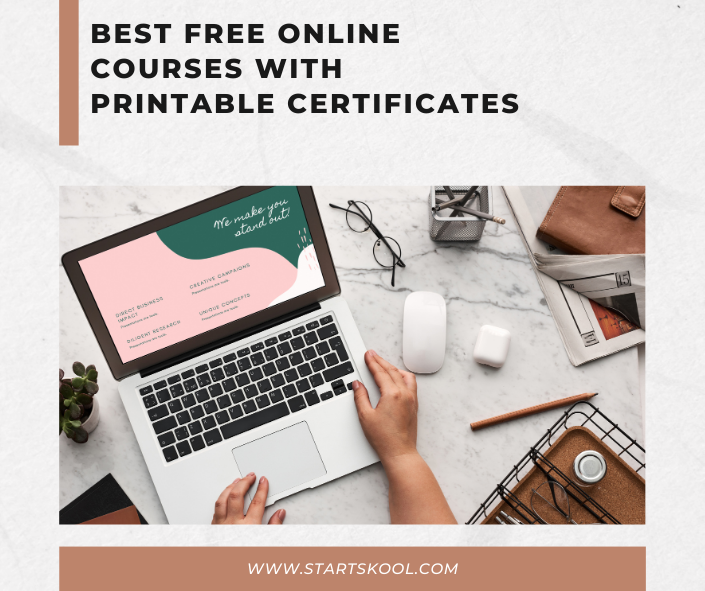 30 Best Free Online Courses With Printable Certificates Start Skool